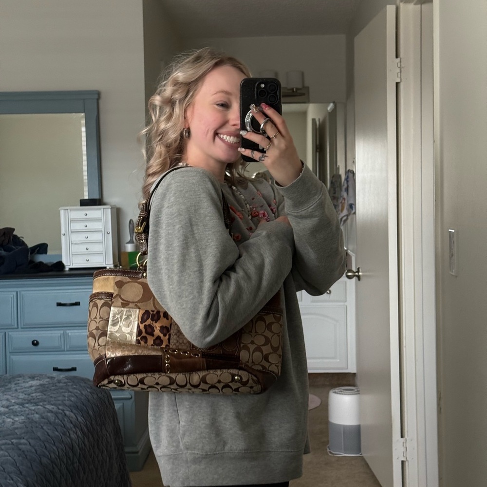 Coach Patchwork Tote bag - Picture 2 of 8